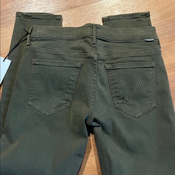 MOTHER Women's Olive Skinny Jeans - Picture 4 of 4